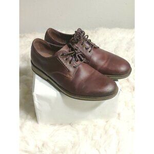 Clarks Collection Comfort  Mens Hinmen Plain Mahogany Shoe US/9.5 M